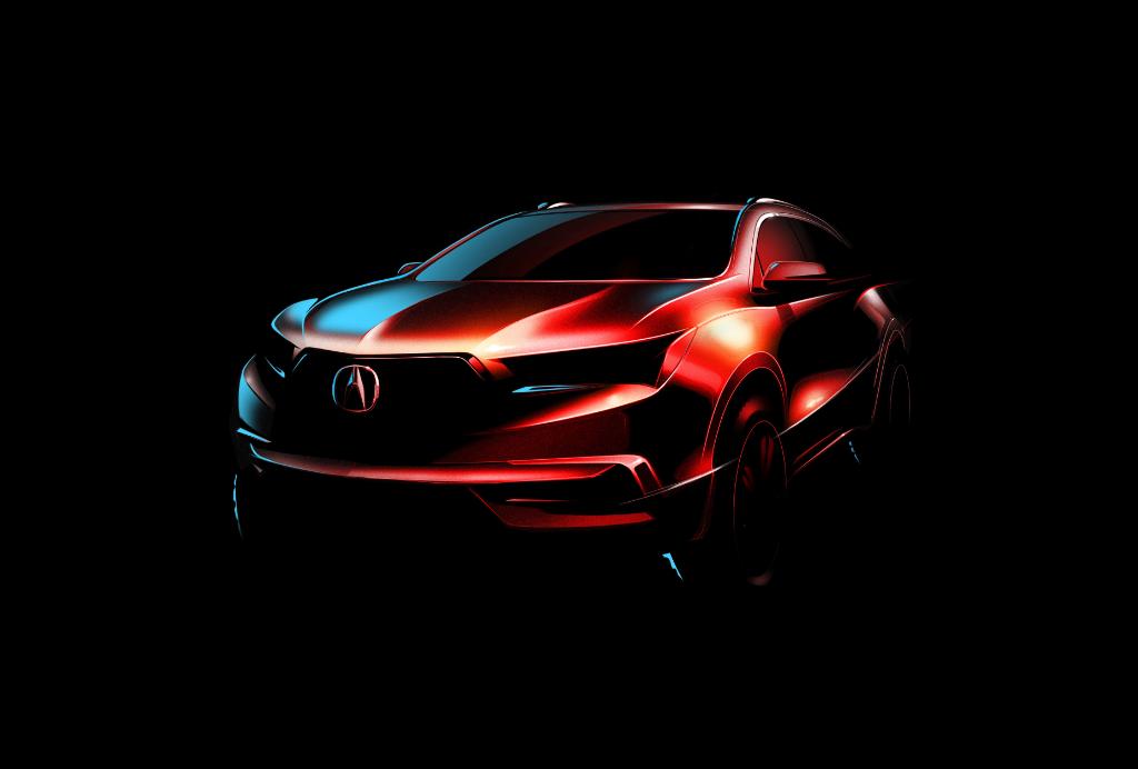 Acura's tweet photo. The redesigned 2017 #MDX will debut at the @NYAutoShow on March 23. https://t.co/TEVIXrUlou #AcuraPerformance https://t.co/VNg6rd5eRe