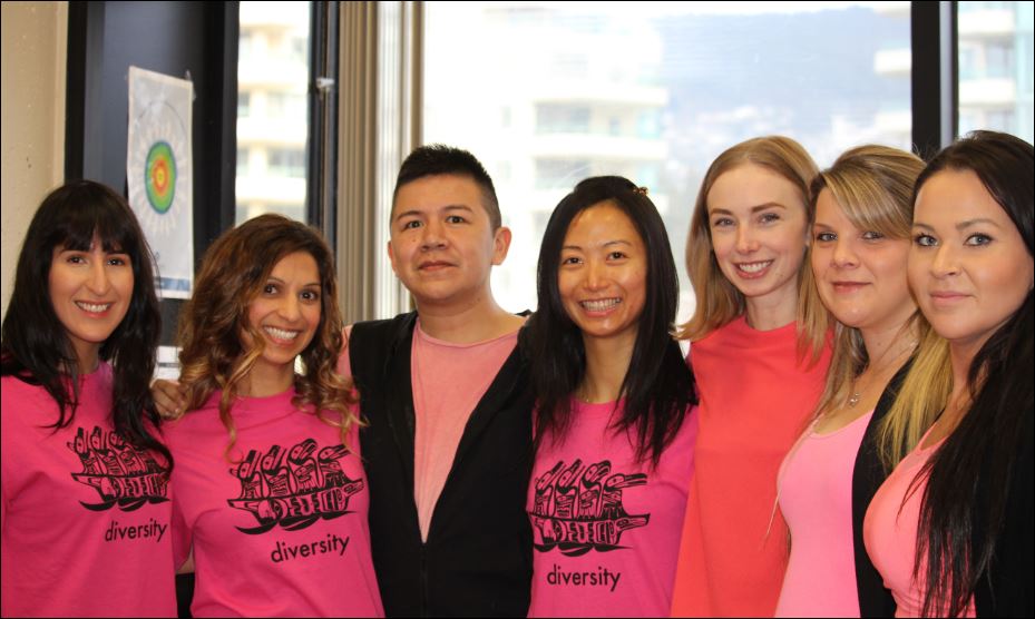 fnha's tweet photo. More FNHA staff showing support for @pinkshirtday! #PinkShirtDay #PinkItForward https://t.co/pAUnuxRnJa