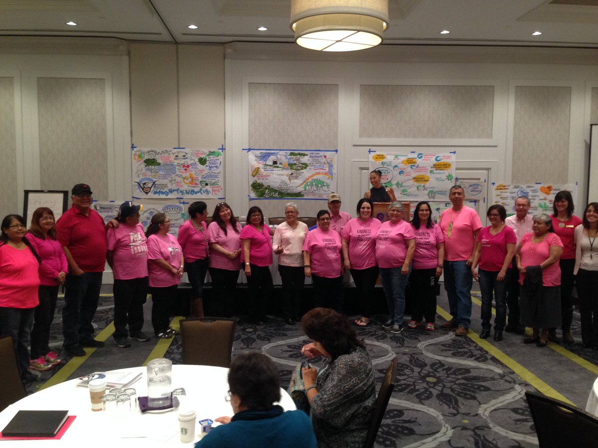 fnha's tweet photo. More FNHA staff showing support for @pinkshirtday! #PinkShirtDay #PinkItForward https://t.co/pAUnuxRnJa