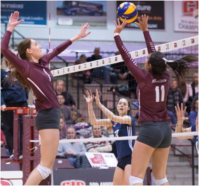 MAC women's volleyball team is hosting <a href="/WindsorLancers/">Windsor Lancers</a> in the #OUA quarter-final on Friday at 6:30 in Burridge!