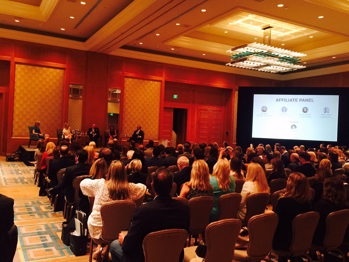 mayidelavega's tweet photo. #2016AAM powerhouse Affiliate Panel Bill Fandel, Nikki Field, Deirdre O'Connell, Mark Lowham .@sothebysrealty family https://t.co/hA4PdVCMAg