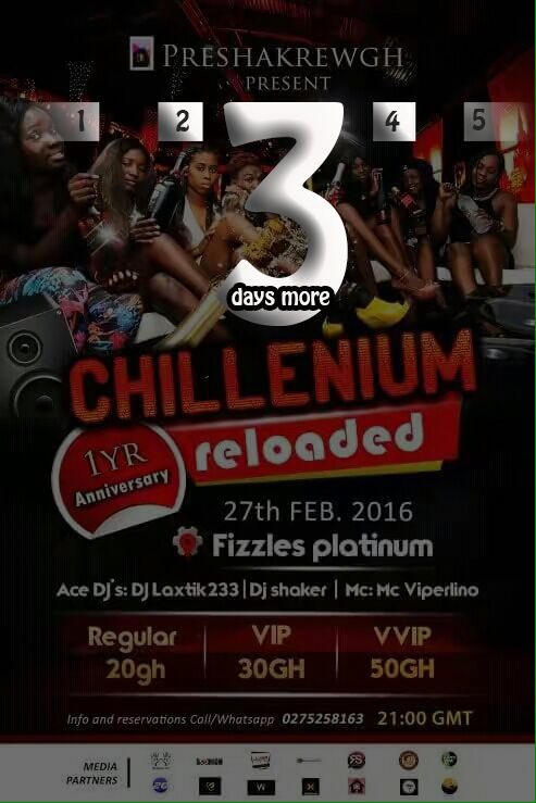 selfmade_baron1's tweet photo. 3days More💃🏽

They dun wana c us hapi so we gon prove ém wrong on Sat'day🔥🔥 #Chillenium2016 inside #FizzlesPlatinum https://t.co/cjsWixMGTN