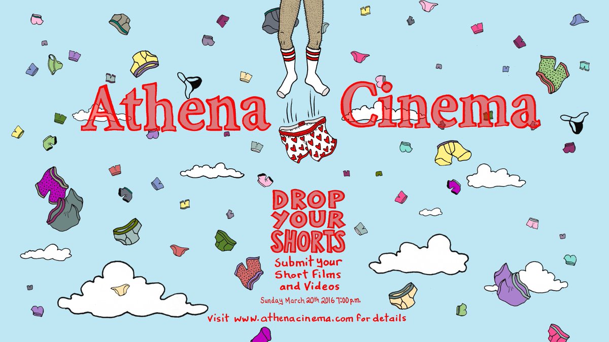 AthenaCinema's tweet photo. Local filmmakers: bring us your short films! #DropYourShorts
(Artwork by local artist Chris Monday) https://t.co/0lije9rrya