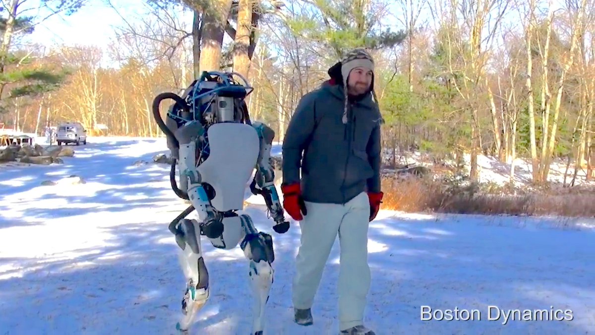 CNET's tweet photo. The new Atlas robot is our best frenemy forever on the latest Tomorrow Daily https://t.co/OSEKXfsyQC https://t.co/hy2LyqPLMV