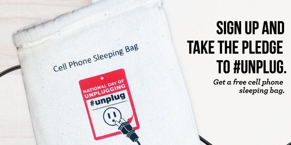 reboot's tweet photo. Take the pledge to #unplug on #nationaldayofunplugging for a #free #CellPhone sleeping bag. https://t.co/P8uv3khr9r https://t.co/2mYZvuKhep
