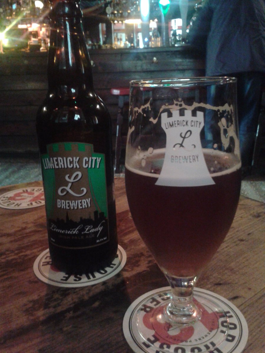 Kopper12's tweet photo. This was delicious, I was very pleasantly surprised @LimCityBrewery. Great limerick too :) https://t.co/8Bd15MwOD7
