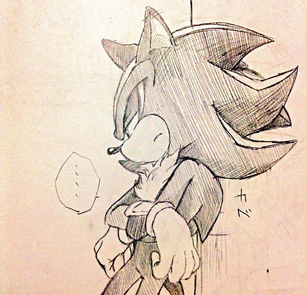 かん咲 在 Twitter 上 ちょっと前に描いたソニックテイルスとシャドウ落書き どんなシチェーション目指して描いてたっけ 忘れたから2枚目のシャドウがちょっとシュール W T Co 43ssmo0dop Twitter