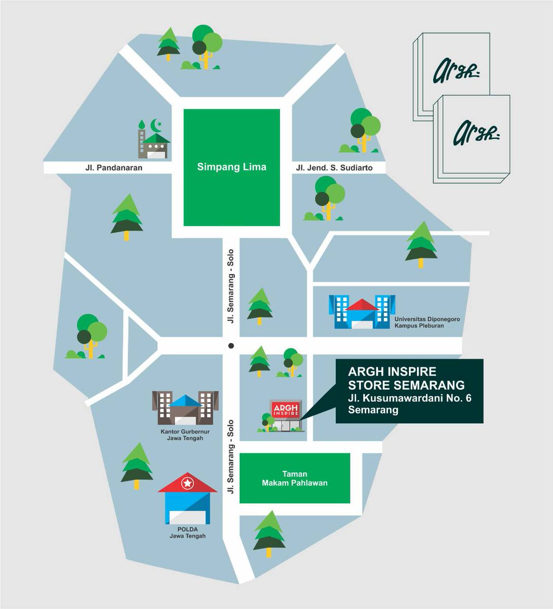 Good morning         
you can check our collections at <a href="/ArghinspireSmg/">arghinspire_smg</a> . 
JL. Kusumawardani No.6 SMG.

#arghinspire