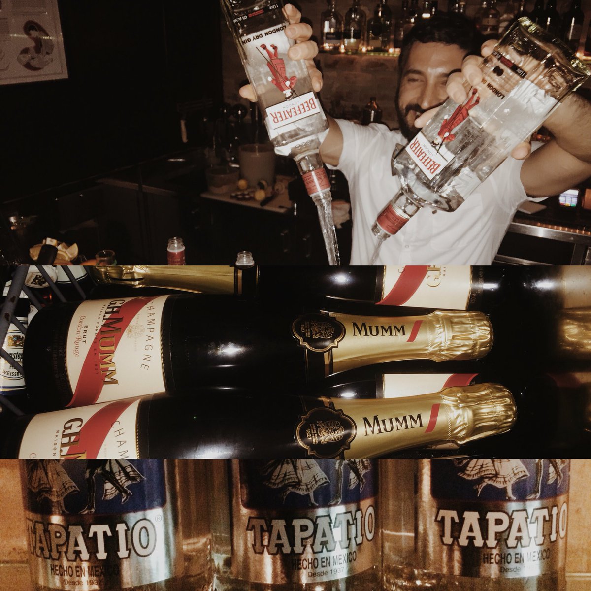 No normal service tonight! Only $7 <a href="/BeefeaterGin/">Beefeater Gin</a> martinis; $7 glasses of  <a href="/GHMUMM/">Maison MUMM</a> ; &amp; laybacks of <a href="/TapatioTequila/">Tapatio Tequila</a> !
