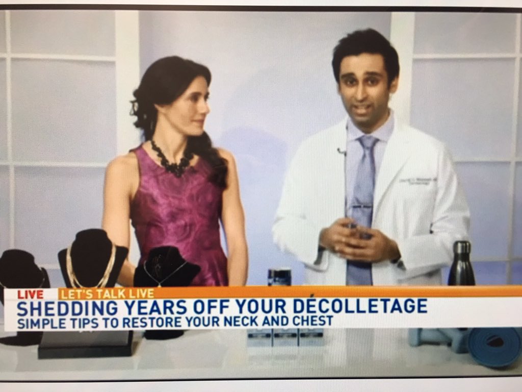 DrBhanusali's tweet photo. Honored to serve as a Derm expert with @nycpretty on @ABCNetwork @FOXTV @nbc @TheCW and others last week! #SPFalways https://t.co/SaqMO2634I