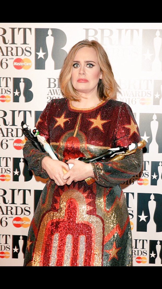 adelereactions's tweet image. still rolling in the awards