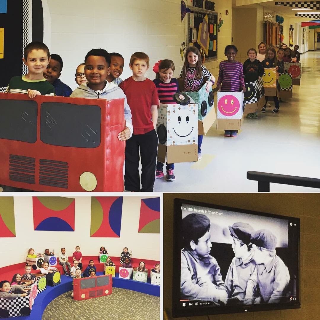 kjwoodruff2's tweet photo. @TCBOE_LES 1st graders attend a drive-in movie!  #PBL #thegoodol'days @TCBOE https://t.co/CmWKpkNuZQ