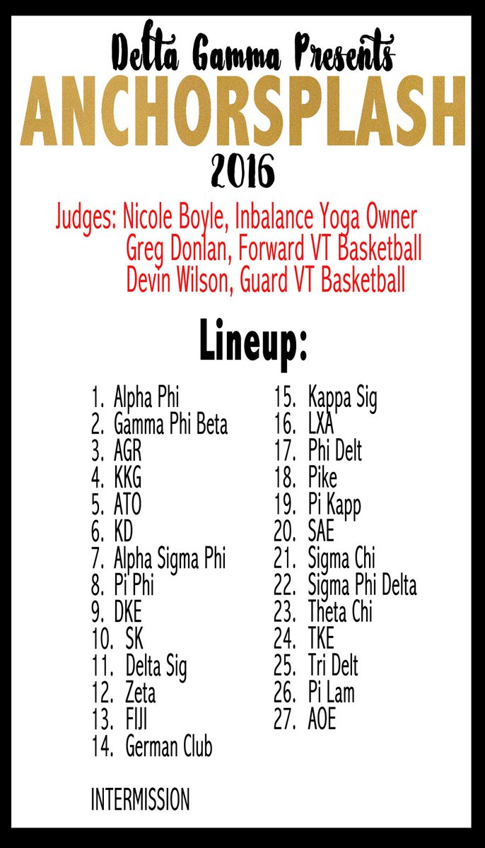 Come to Anchorsplash tonight to support Service for Sight! We are so excited to see many amazing performances!!