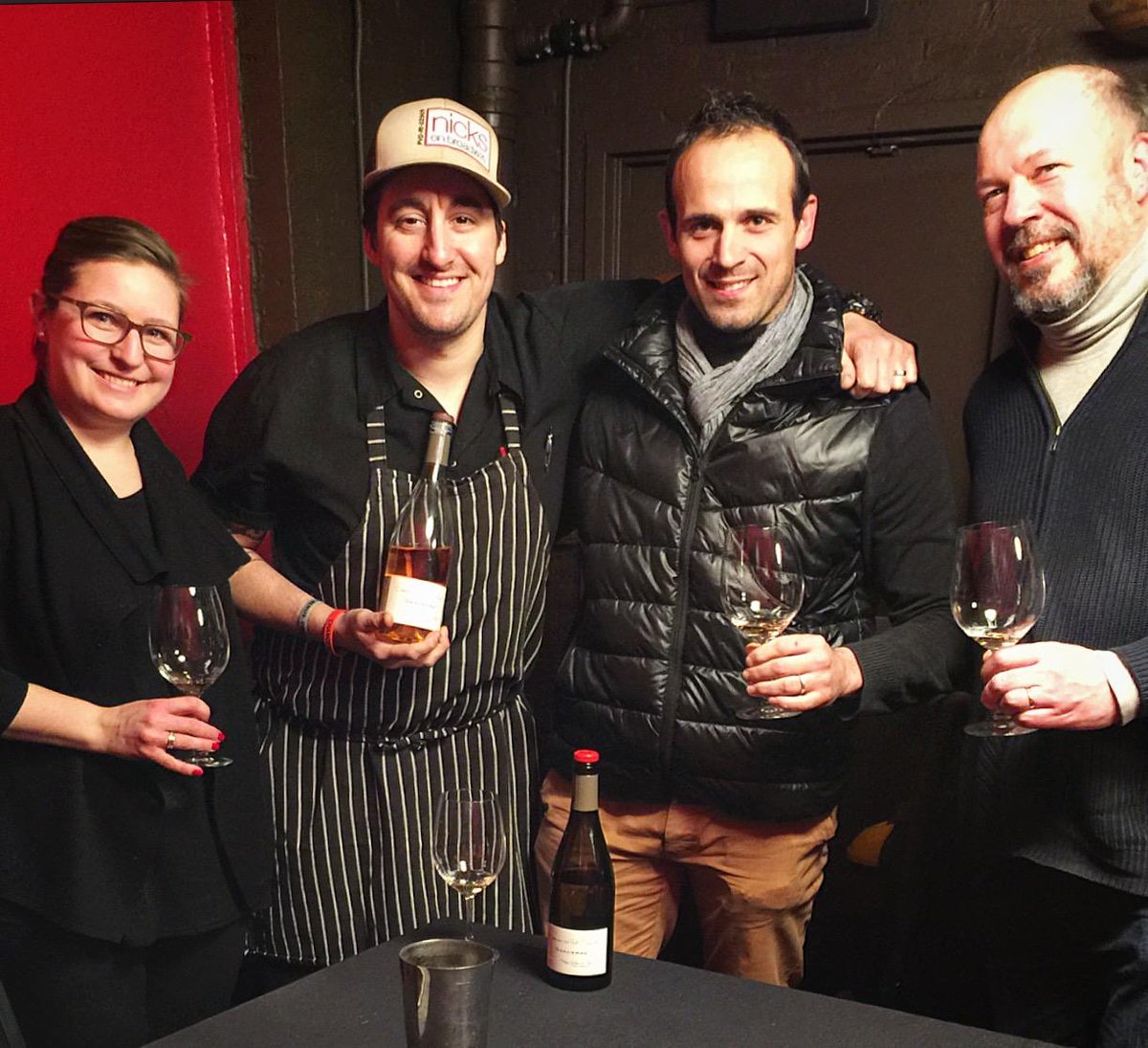speedfossil's tweet photo. Clement from #PreSemele w/@nicksonbroadway featuring his Sancerre Rose that chef will have btg in March #TSTwines https://t.co/7PVigDcY2V