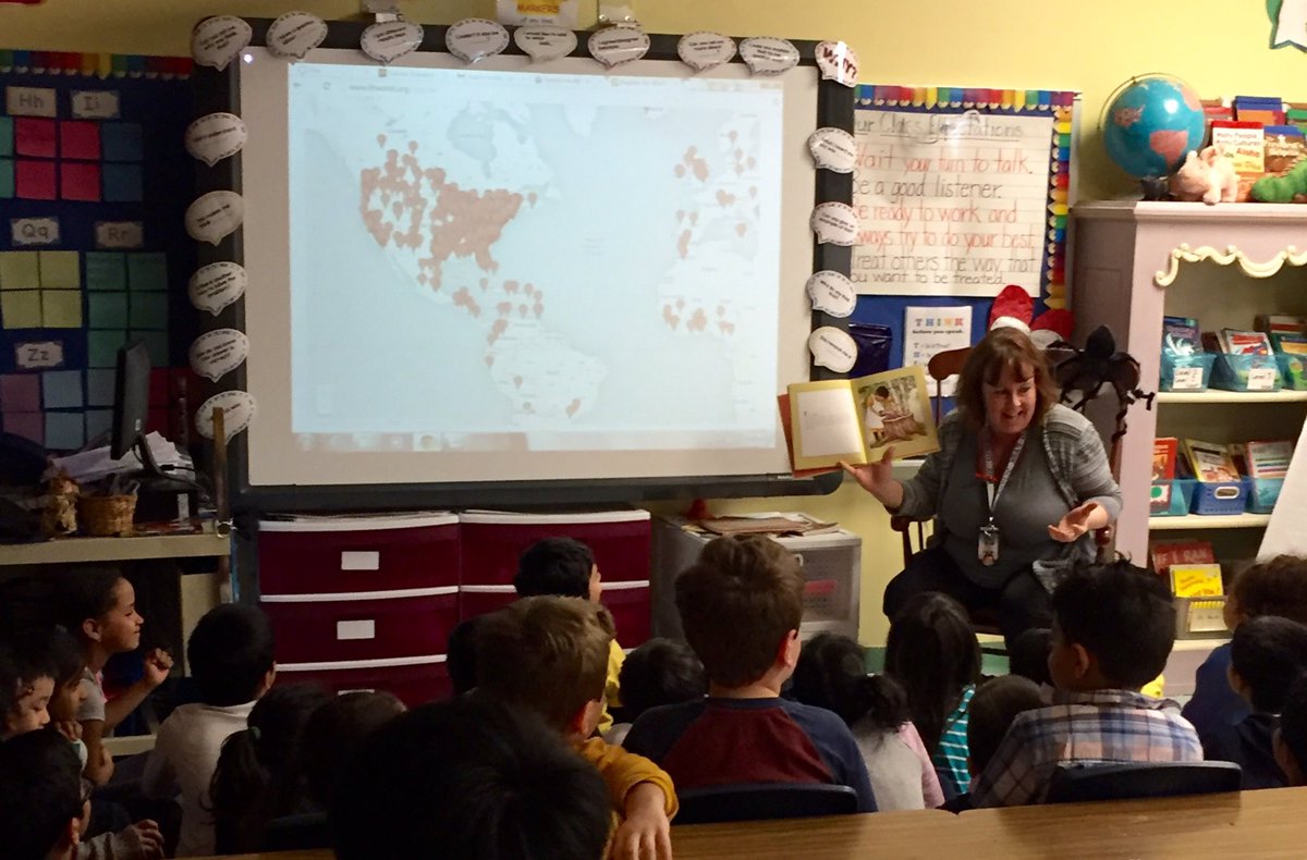 Joined many places around the world -World Read Aloud Day! <a href="/litworldsays/">LitWorld</a> #wrad16 <a href="/MenloParkSchool/">MenloPark ES</a>