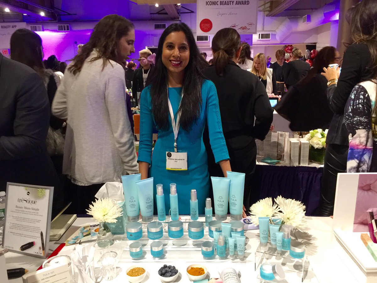DrRoshiniRaj's tweet image. Having a blast demonstrating my @Tulaforlife line at #CEWDemo! @CEWinsider