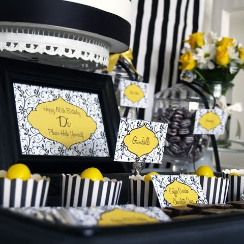 Allthatglitzev1's tweet photo. 60th Birthday party! #60thbirthday #birthday #eventplanner #blackandyellow #decorations #birthdaydecor #party #atge https://t.co/9fGLD4HK6R
