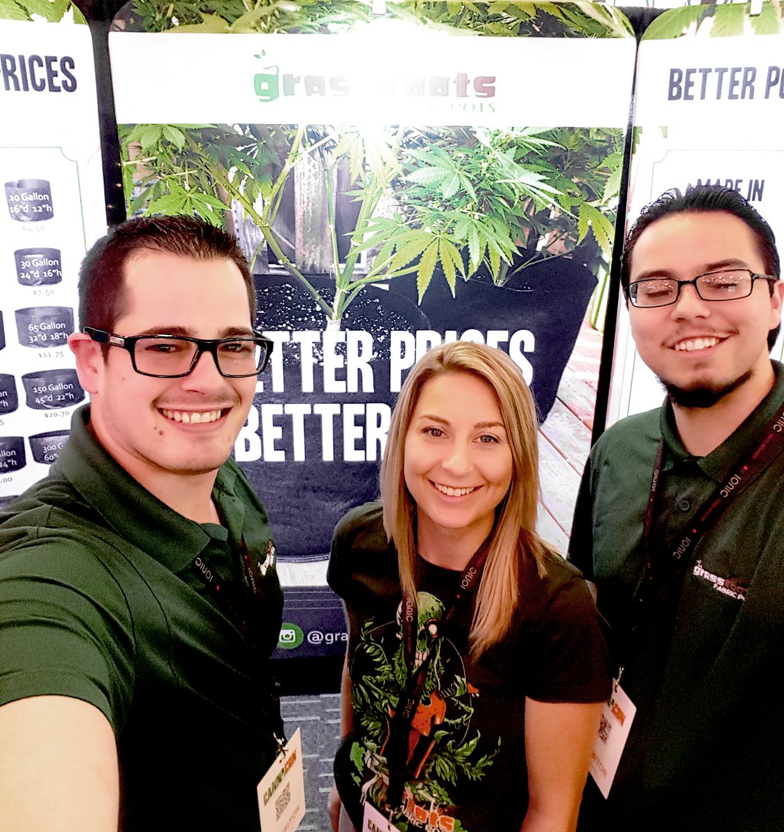 GrassrootsPots's tweet photo. Good to see you all at @canna_con Seattle this year! See you next time :) https://t.co/Kti7PECgqG