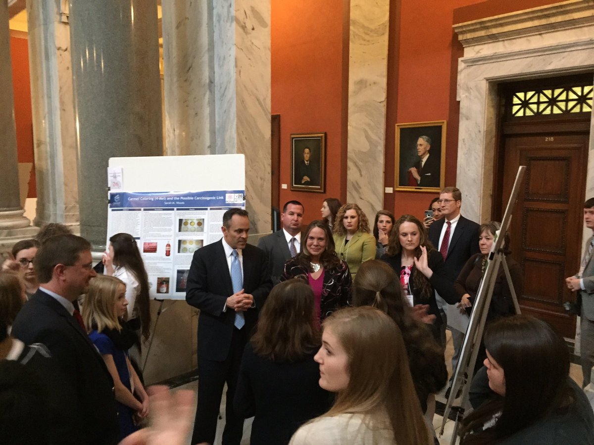 PLTW_KY's tweet photo. PostersAtCapitol @GovMattBevin 
@Posters2016 #kyposters16 #kypostersPLTW16 @UKEngineering @mettyjoe @UKy_Klein https://t.co/D8wi6JfpD4