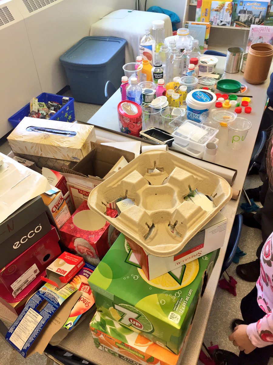 ClimbandGrow's tweet photo. @Energy_Lit @ccbadge #collaboration with our grade 1 #friends @rvssocial for our #recycling &amp; living green project https://t.co/rtCoEr63Lf