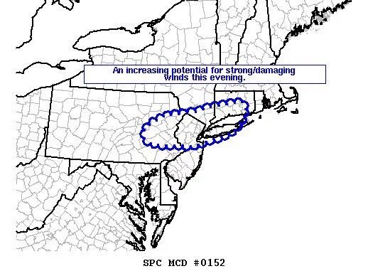 ChrisBouzakis's tweet photo. A severe T'storm watch will likely be issued within the next hour or two for parts of SNE. Stay tuned! https://t.co/3DCrtOE6oz