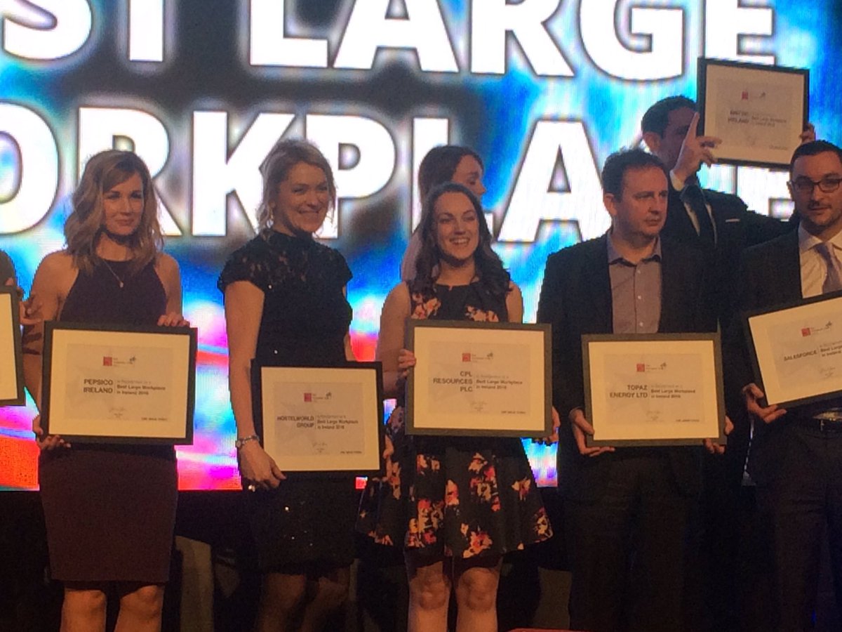 SharonVize's tweet photo. @CplJobs Congrats to all the team at Cpl for being recognised as a Best Large Workplace 2016 #BestWorkplaces16 https://t.co/TzmQLb8Ab5