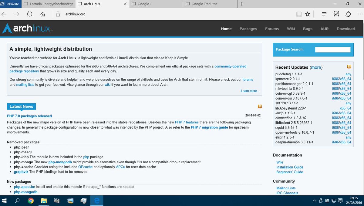 SergYnnhOone's tweet image. #ArchLinux sem dúvidas alguma por ser bem fluido uma dasmelhores #distrolinux de médio intermediário para Avançado!