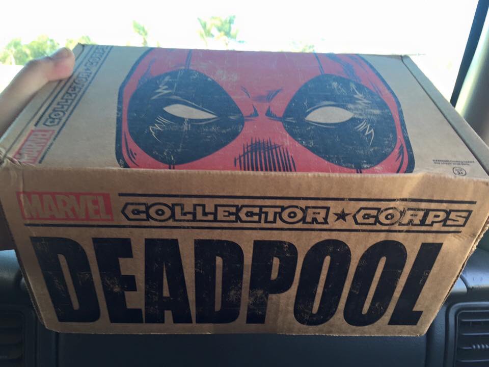 WaspnestV's tweet photo. Marvel Collector Corps. #sweet #marvel #deadpool #waspnestvideos #comics #popvinyl #collector #loot https://t.co/sLwb2mpu9o
