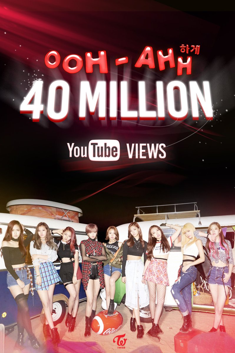 We Did It!
the SUPER TEAM ONCE &amp; TWICE.
40 MILLION VIEWS.
youtu.be/0rtV5esQT6I
#ONCE #TWICE #원스 #트와이스