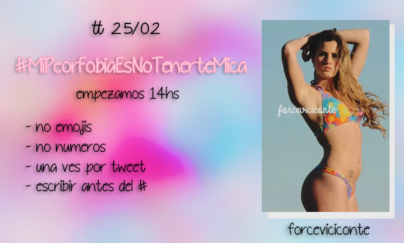 forcendsmicaela's tweet photo. tt de mañana!
Es referido a la fobia que tiene mica con las abejas.
RT y difundir, gracias! https://t.co/JaXi0aQWdk