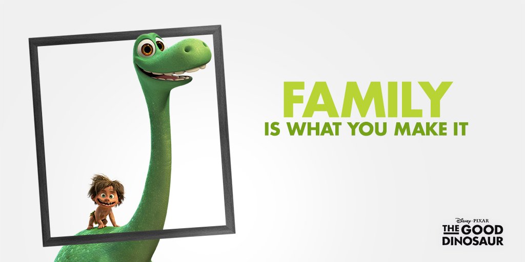 Whether you have a pre-historic family or a #ModernFamily, this will always be true. #GoodDino
