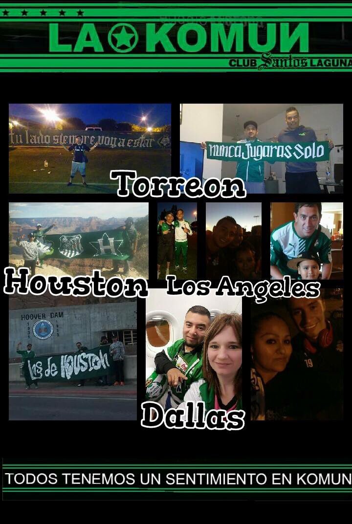 BarraKomun's tweet image. Banda de La Komún llegó hoy a LA a alentar a @ClubSantos desde Houston, Chicago, Dallas, Denver, Torreón