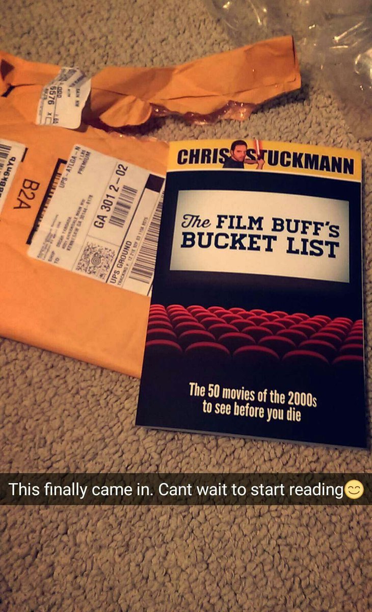 explick_it's tweet photo. Thank you so much for writing us this book. Your hard work and passion is easy to notice😊 @Chris_Stuckmann https://t.co/TI1GTAjeP2