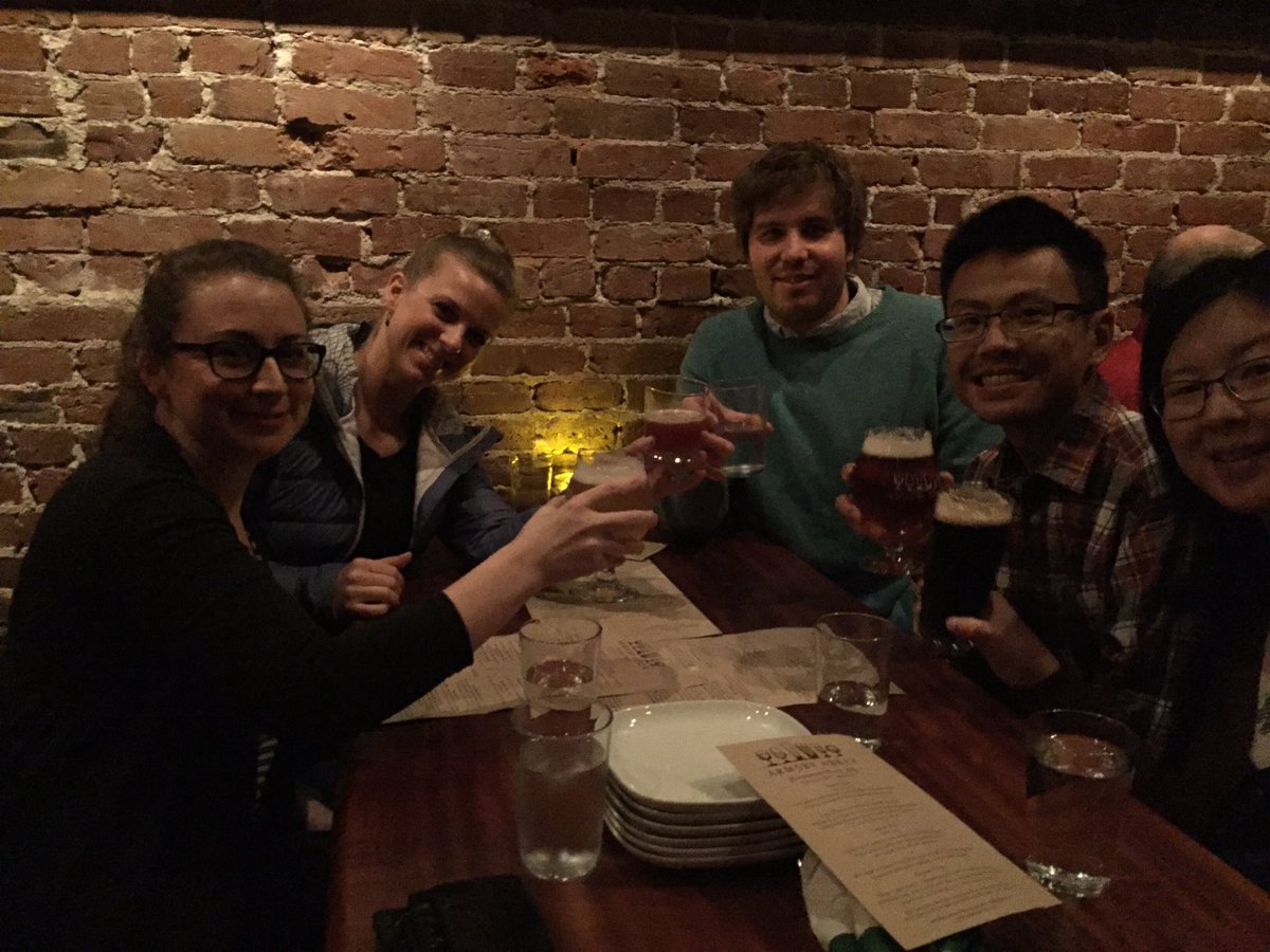 UMassEMWellness's tweet photo. In-service exam is over!! Out celebrating! #umassem @umassEMresident https://t.co/76Cth9ZqkG