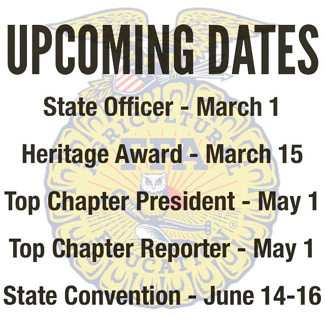 section_22_ffa's tweet photo. What's up guy? February has been crazy and it's not about to get better. Here are some important application dates. https://t.co/YbV8S4jGeQ