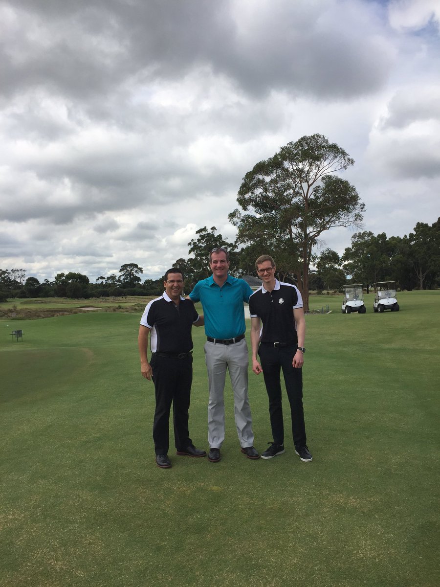 frozenaussie's tweet image. Tour continues at Kingston Heath GC Australia #galvingreenmoment