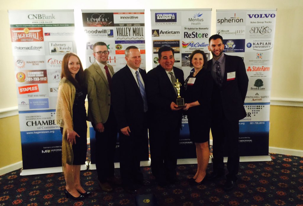 wcpsmd's tweet image. WCPS brings home the Leading Edge award at the Chamber Business Awards for the Digital Learning Plan.