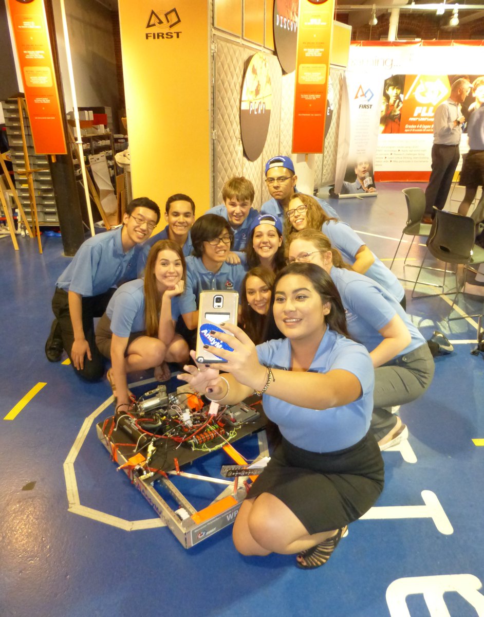 FIRSTDeansList's tweet photo. Throwback to when the Dean's list winners spontaneously built a robot overnight in one of their hotel rooms. https://t.co/Q1ogpmzliS