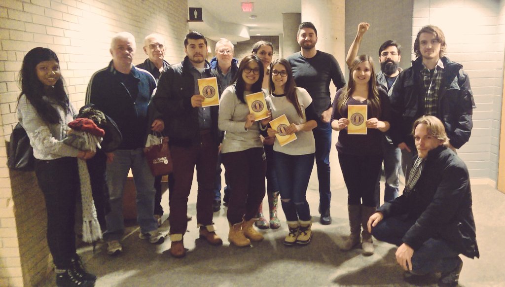 TheSameGrouP's tweet photo. Thanks to @LSSAMcMaster for having us present at your great #labourrights event today in #hamilton #sametour2016 https://t.co/Uy45czKvLL