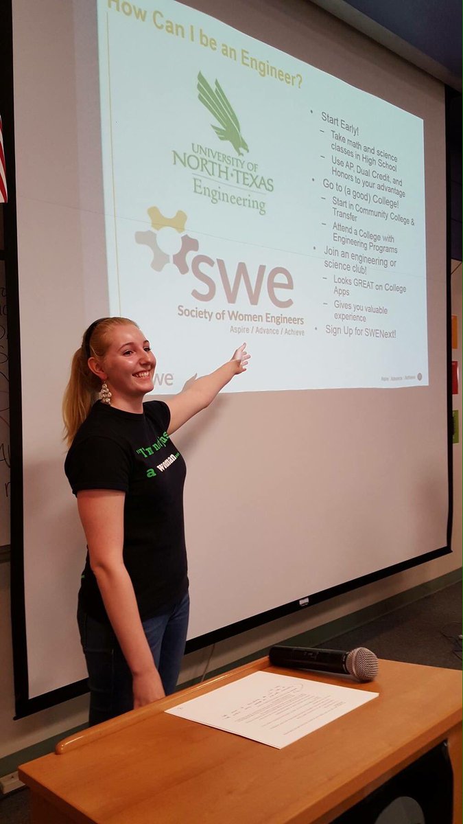ScrappyCturtle's tweet image. @UNTSWE went and talked to Denton HS about engineering and what engineers do! #eweek2016 #RegionCTurtle @SWEtalk