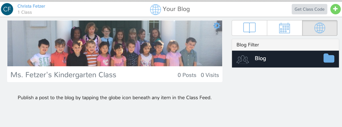 MrsVitalesClass's tweet photo. @mswilliams0012 @Seesaw @2ndgradekramer Just set up our class blog! What a great feature! Thanks @mswilliams0012! https://t.co/S8inm1Iztm