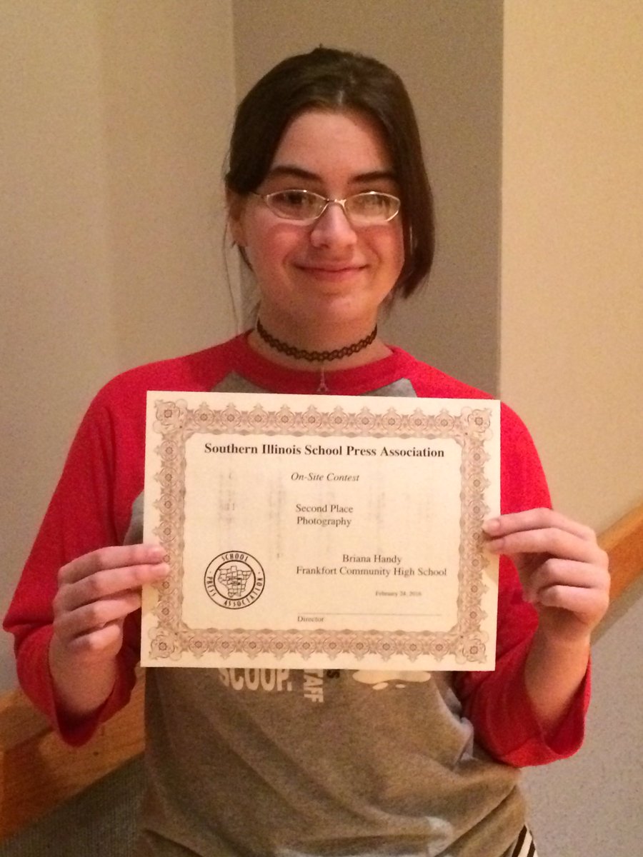 Congrats to Briana Handy 2nd place in photography today! #wfredbirds