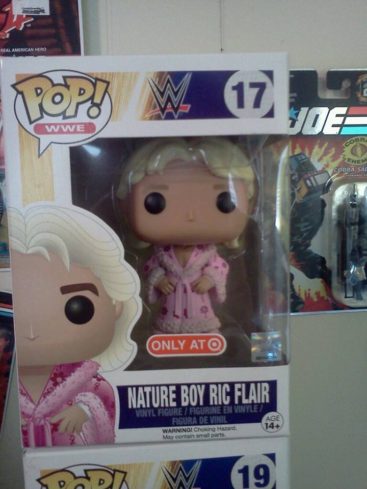 Firefly_Cobra's tweet photo. Sometimes I buy things. And sometimes I also photo bomb my own things. #Funko #Pop #RicFlair #WWE https://t.co/dhgpN8AjyK