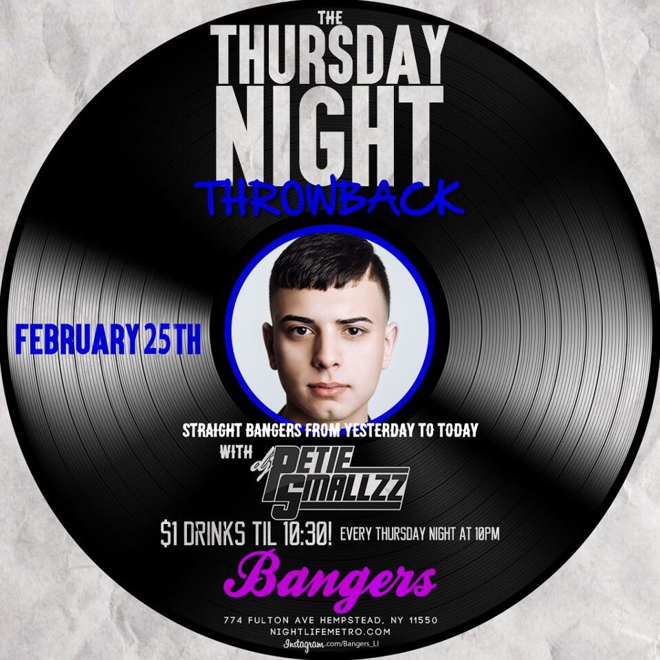 Bangers_LI's tweet photo. Bangers tomorrow! Doors open at 10pm come early to avoid lines!! https://t.co/yjs8jqRIQd