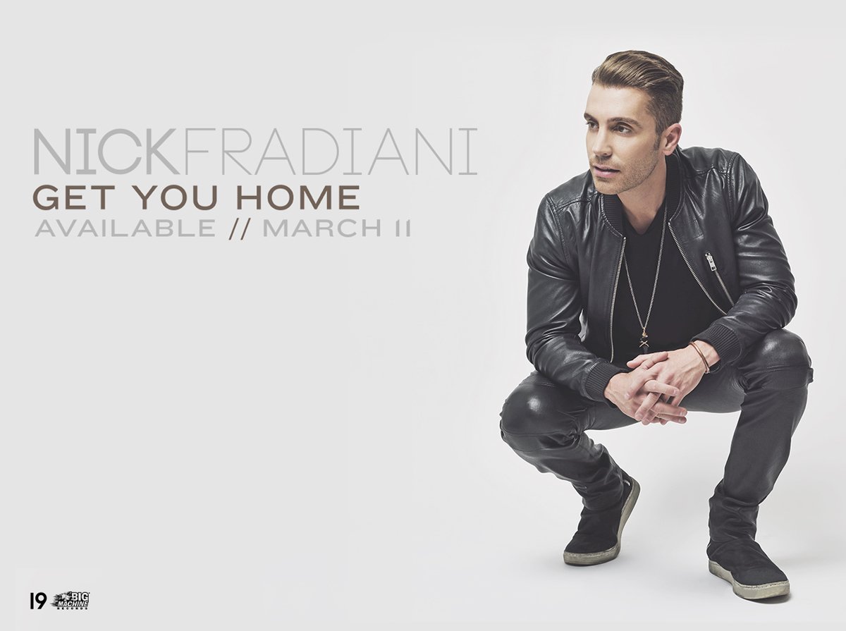 nickfradiani's tweet photo. My new single "Get You Home" will be out March 11th! #getyouhome https://t.co/o0qCJZAw2b