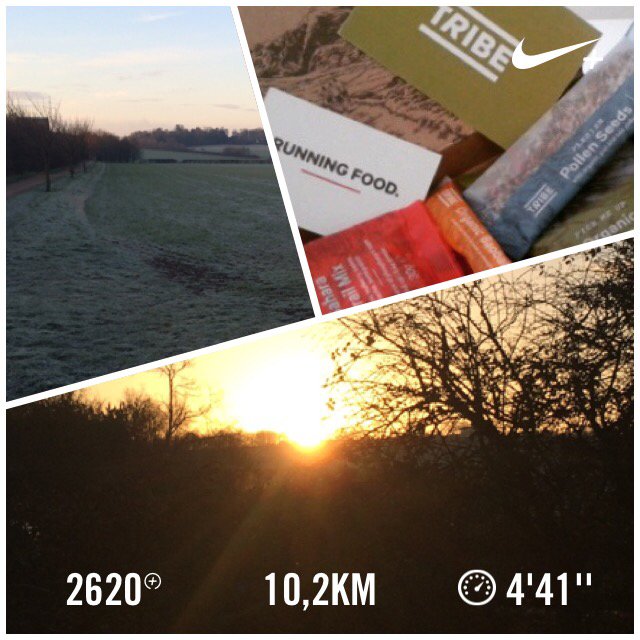 ElspethBisson's tweet image. Dawn Raid #fuelledbytribe Je viens de courir 10,2 km avec Nike+ Running. go.nike.com/5ce2jml #nikeplus