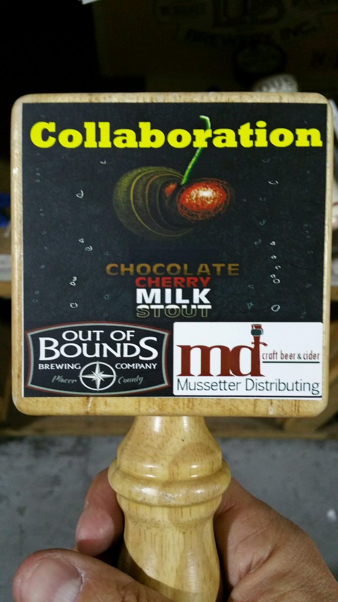MussetterDist's tweet photo. Pretty excited about this! 1st ever Distributor-Local Brand collaboration! U gotta try it! @OOBBC #SacBeerWeek2016 https://t.co/iO3TVvElW5