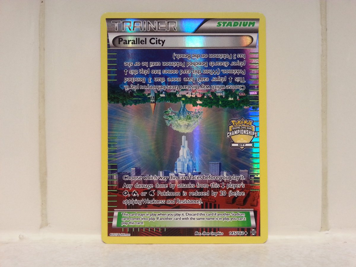 Parallel City 145/162 Mirror holo City Championships Uncommon