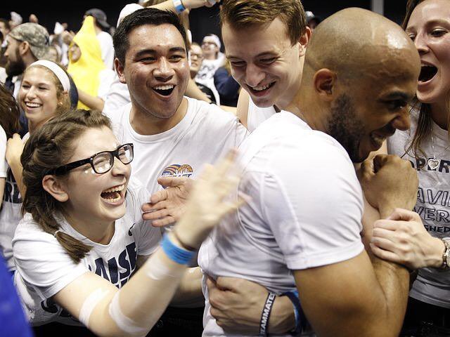PulseStadium's tweet photo. "Down goes #1 #LetsGoX" from insta by ashoda15 #Xavier #Villanova #CintasCenter #StadiumPulse https://t.co/vaVwdXw9FQ
