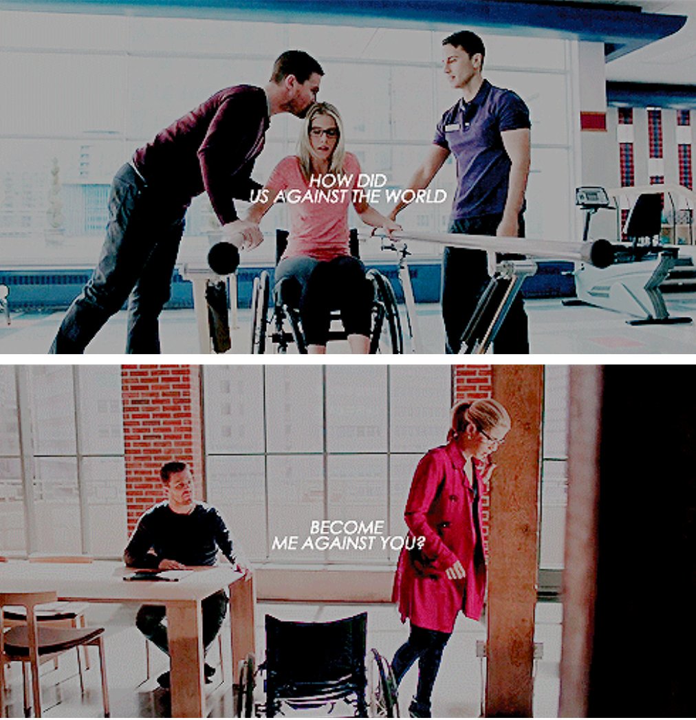xsweetJMdanmei's tweet photo. More😫😫😫 #DevilQuotes #olicity how did us against the world. become me against you?? 😭😭 https://t.co/HDRq37Jtxs